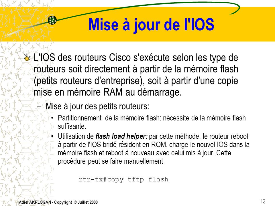 Exploitation Des Routeurs Cisco Ppt Video Online T L Charger